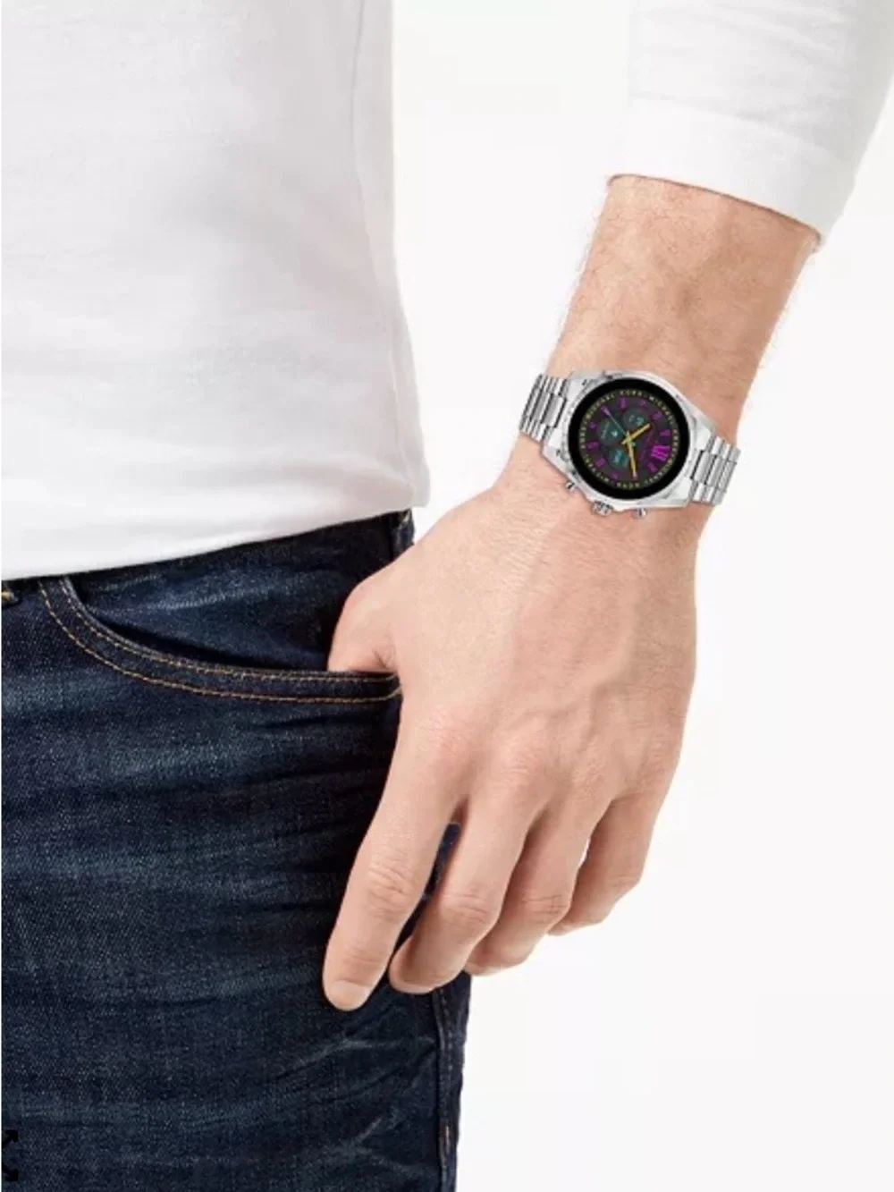 Michael Kors Unisex Gen 6 Bradshaw Stainless Steel Smartwatch